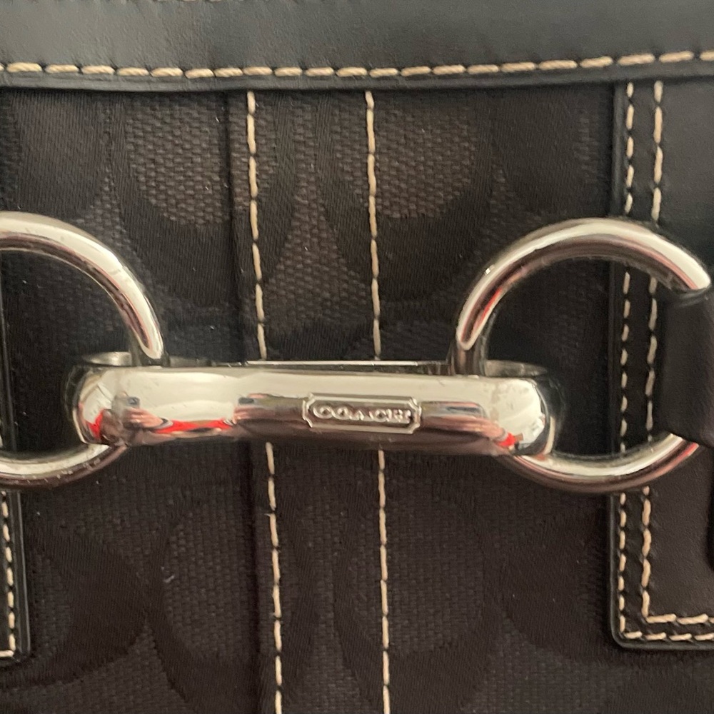 Black Coach Handbag - Picture 5 of 5